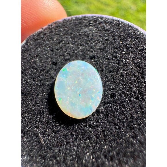 Australian Opal Cabochon - 0.96 carats #163 in Display Box - Picture 5 of 9